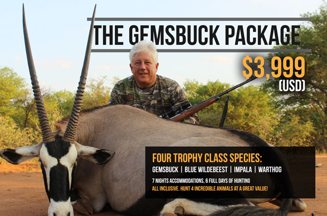 Koringkoppie Sable and Plains Game Package